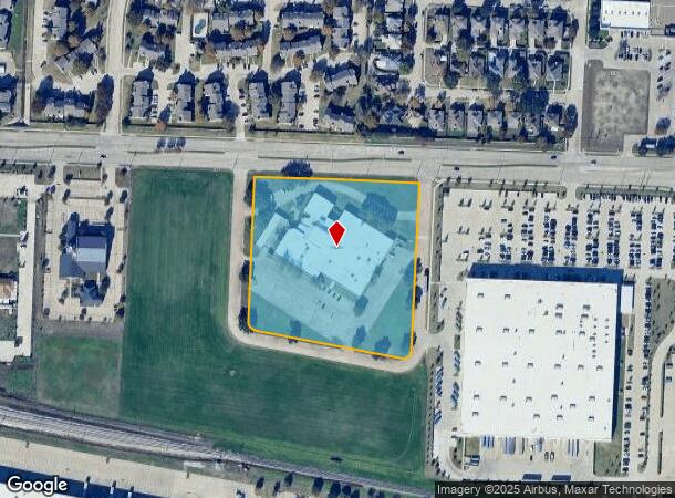  1100 Geomap Ln, Plano, TX Parcel Map