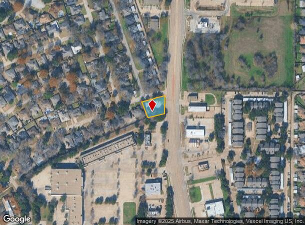  5860 S Cooper St, Arlington, TX Parcel Map