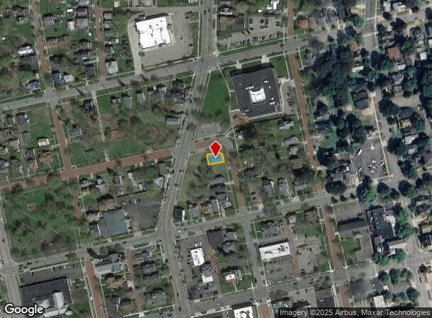 617 Pine St, Jamestown, NY Parcel Map
