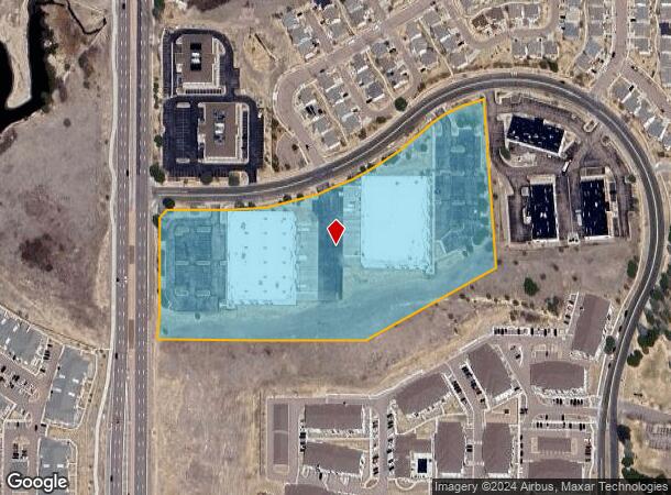  1705 Jet Stream Dr, Colorado Springs, CO Parcel Map