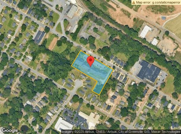  427 Birnie St, Greenville, SC Parcel Map