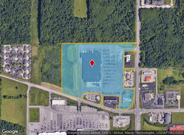 1355 S Lexington Springmill Rd, Mansfield, OH Parcel Map