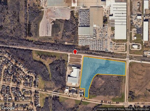  2210 E Scyene Rd, Mesquite, TX Parcel Map