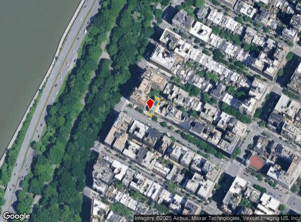 349 W 86Th St, New York, NY Parcel Map