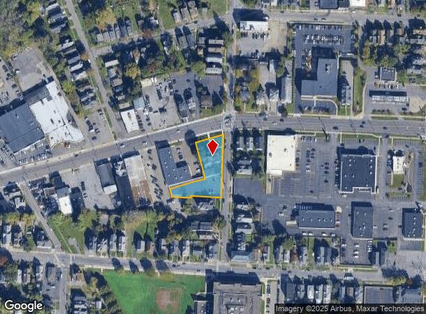  1105 W Genesee St, Syracuse, NY Parcel Map