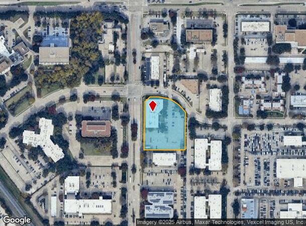 1750 N Collins Blvd, Richardson, TX Parcel Map