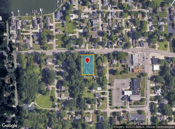  1206 S Shore Dr, Holland, MI Parcel Map