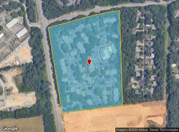  101 Shadowood Dr, Chapel Hill, NC Parcel Map