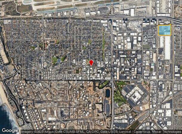  835 Lapham St, El Segundo, CA Parcel Map