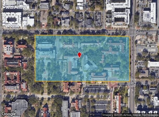  1325 W University Ave, Gainesville, FL Parcel Map