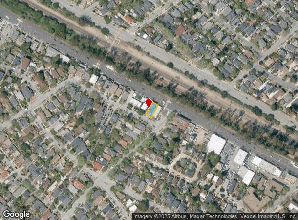 806 Edgehill Dr, Burlingame, CA Parcel Map