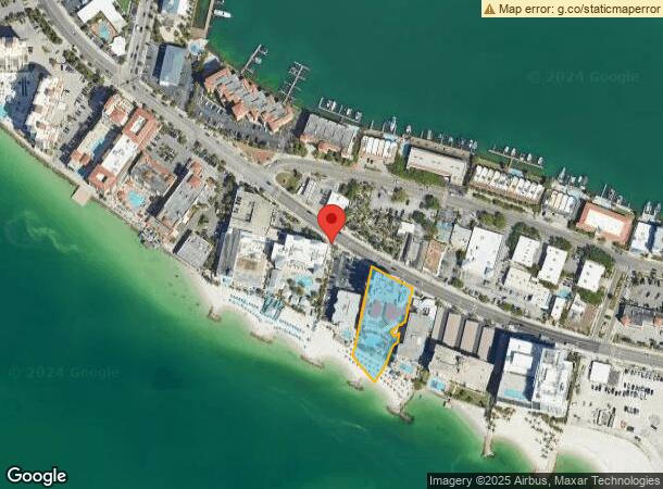  635 S Gulfview Blvd, Clearwater Beach, FL Parcel Map