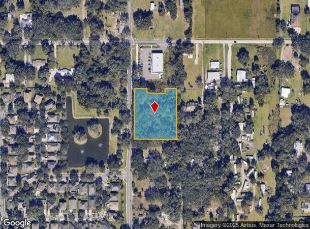 2051 E Wheeler Rd, Dover, FL Parcel Map