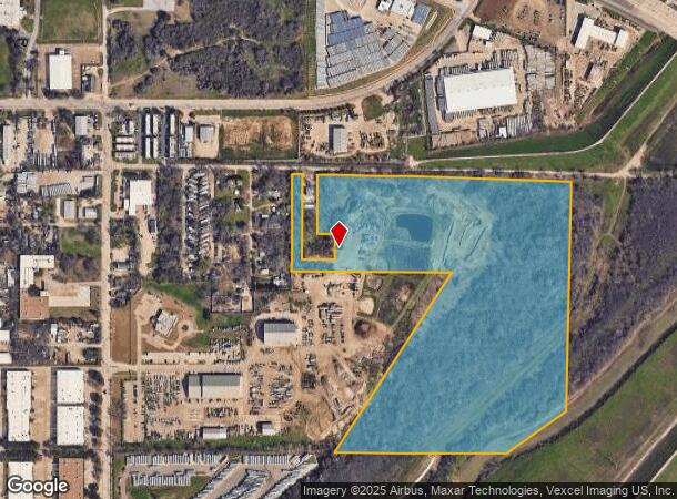 1110 N Union Bower Rd, Irving, TX Parcel Map