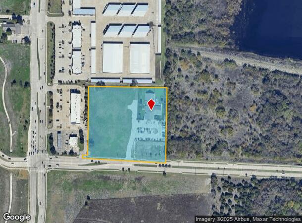  1615 W Brown St, Wylie, TX Parcel Map