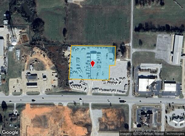  1358 W Henri De Tonti Blvd, Tontitown, AR Parcel Map