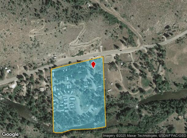  31503 Poudre Canyon Rd, Bellvue, CO Parcel Map