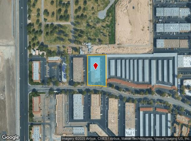  2500 Chandler Ave, Las Vegas, NV Parcel Map