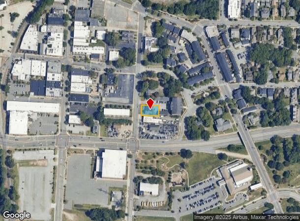 447 Arlington St, Greensboro, NC Parcel Map