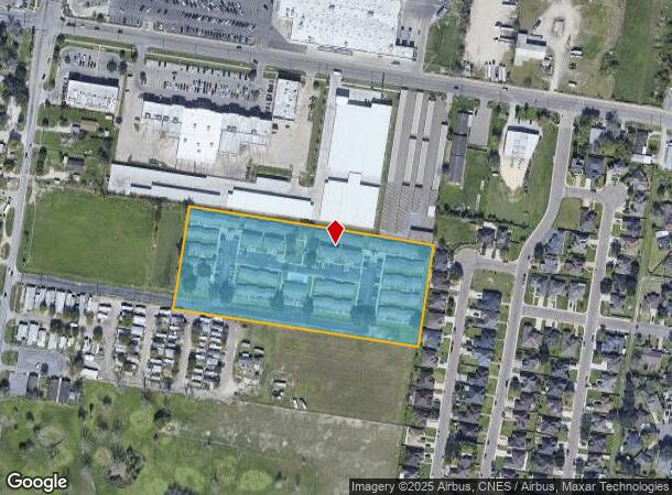  404 N Cesar Chavez, TX Parcel Map