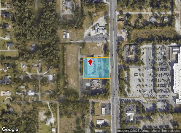  1702 N Woodland Blvd, Deland, FL Parcel Map