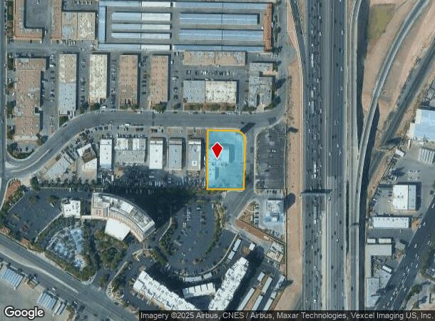  3610 Highland Dr, Las Vegas, NV Parcel Map