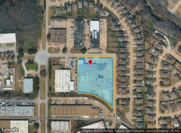 1210 E Avenue J, Grand Prairie, TX Parcel Map