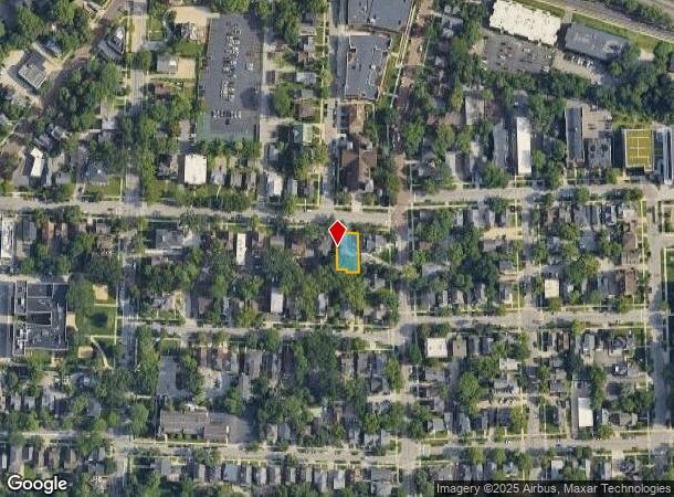  600 E Kingsley St, Ann Arbor, MI Parcel Map