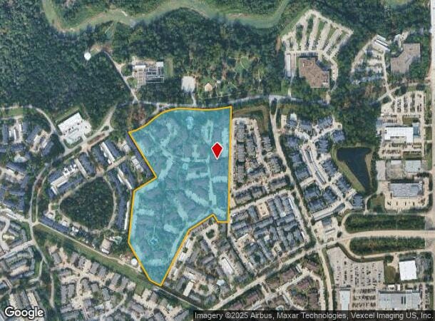 505 Cypress Station Dr, Houston, TX Parcel Map