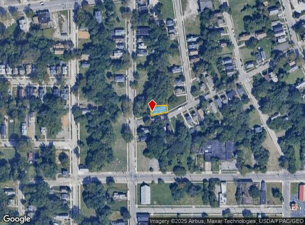 6609 Whitney Ave, Cleveland, OH Parcel Map