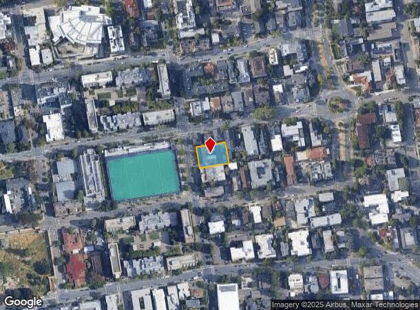  2409 College Ave, Berkeley, CA Parcel Map