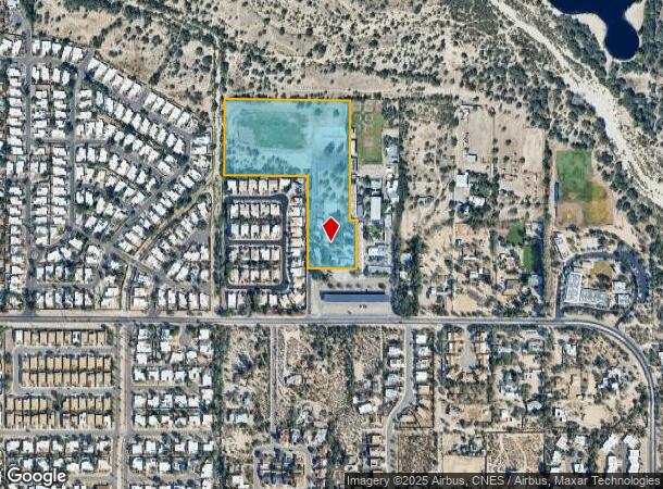  9209 E Wrightstown Rd, Tucson, AZ Parcel Map