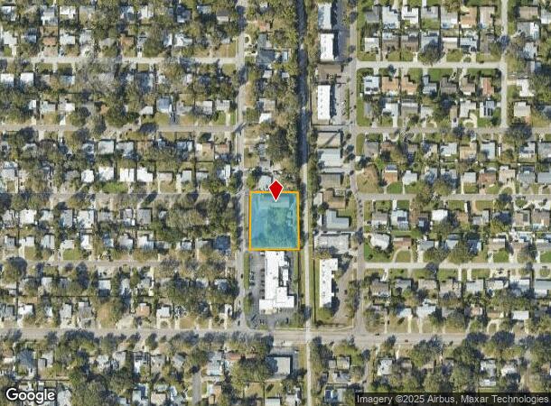  1051 72Nd St N, Saint Petersburg, FL Parcel Map