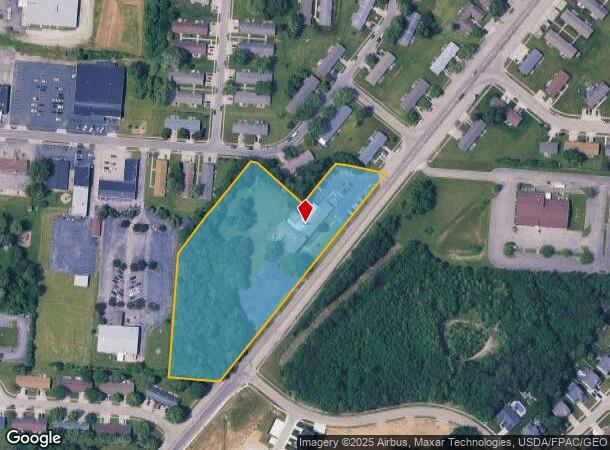  5281 Bellefontaine Rd, Dayton, OH Parcel Map