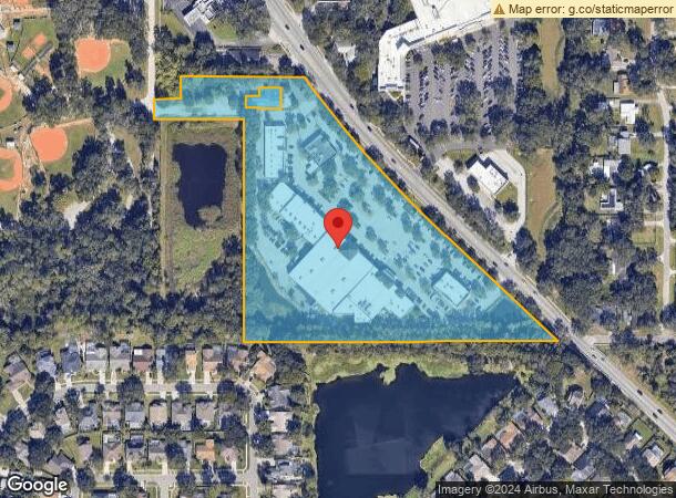  3422 Lithia Pinecrest Rd, Valrico, FL Parcel Map