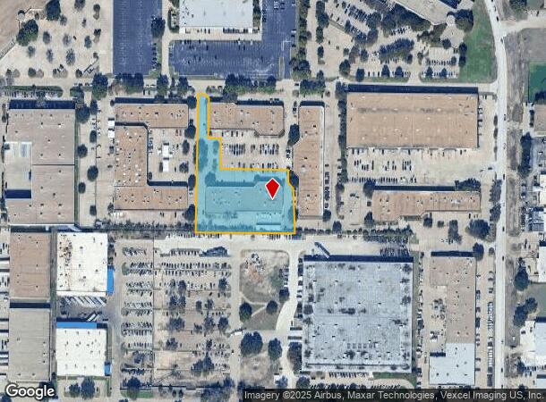 3418 Midcourt Rd, Carrollton, TX Parcel Map