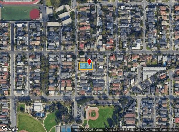  530 Sheldon St, El Segundo, CA Parcel Map