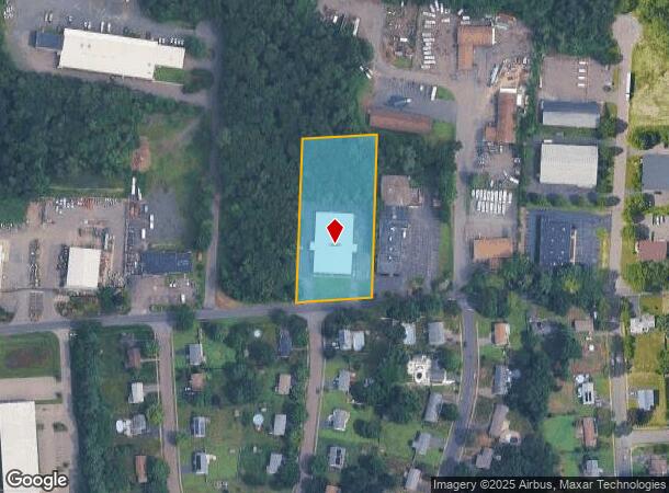 490 Burnham St, South Windsor, CT Parcel Map