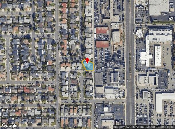  2910 Peppertree Ln, Costa Mesa, CA Parcel Map