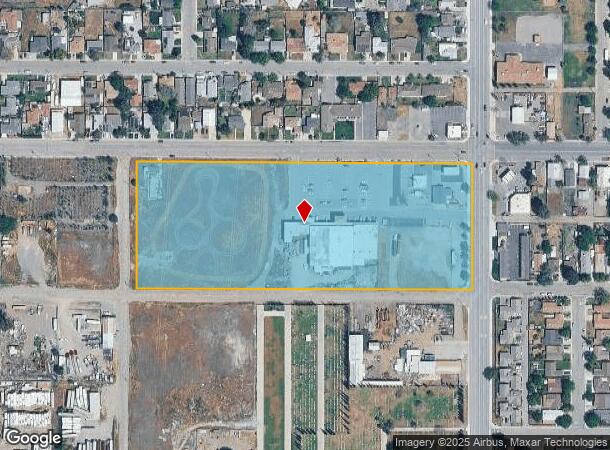2649 Blossom St, Dos Palos, CA Parcel Map