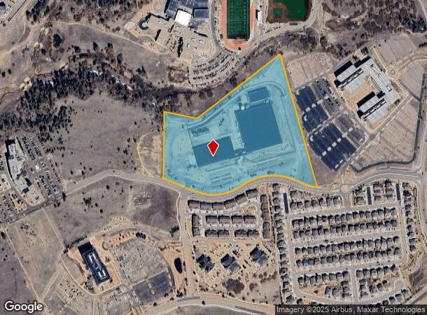650 Sybilla Ln, Colorado Springs, CO Parcel Map