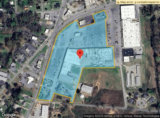  2821 S Main St, Anderson, SC Parcel Map