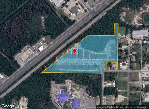  1701 Hamilton Ave, Panama City, FL Parcel Map