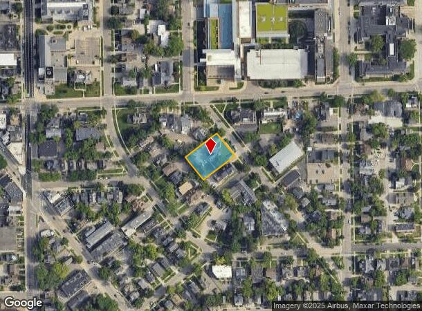 816 Tappan Ave, Ann Arbor, MI Parcel Map