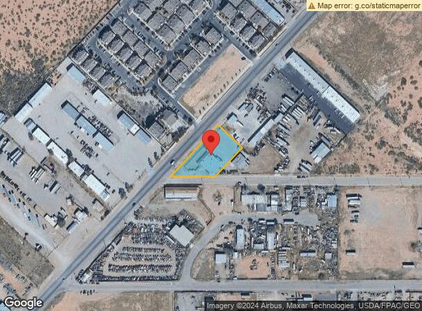  11000 Dyer St, El Paso, TX Parcel Map