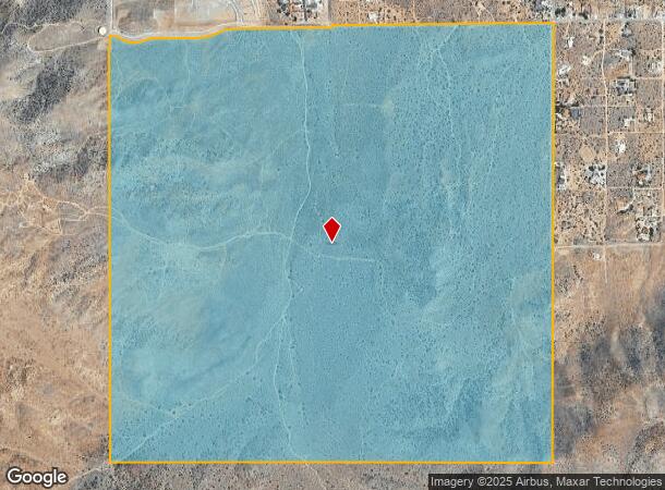  56975 San Andreas Rd, Yucca Valley, CA Parcel Map