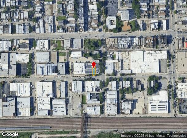  1704 W Hubbard St, Chicago, IL Parcel Map