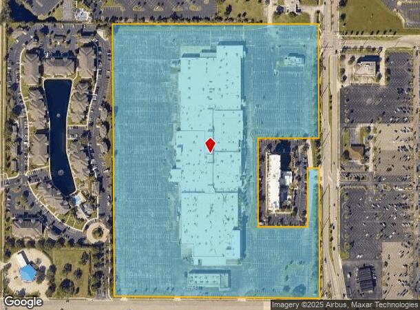  60 W Hibiscus Blvd, Melbourne, FL Parcel Map