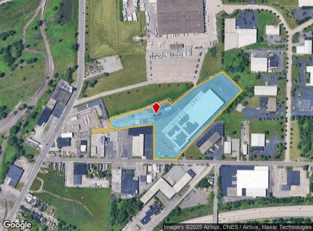  132 Dingens St, Buffalo, NY Parcel Map