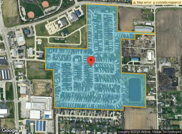  2402 22Nd St, Bloomington, IL Parcel Map